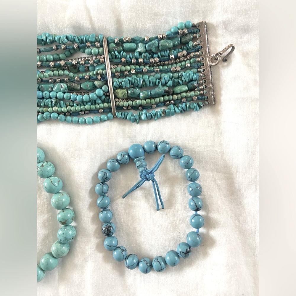 Three Turquoise Bracelets. - Picture 3 of 3